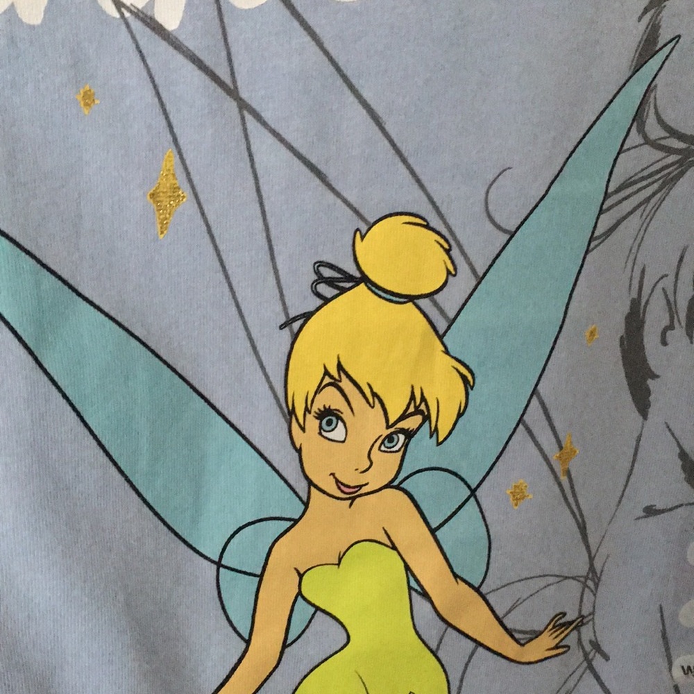 ✨ NWT Blue Tinker Bell Tee ✨ - Picture 6 of 8